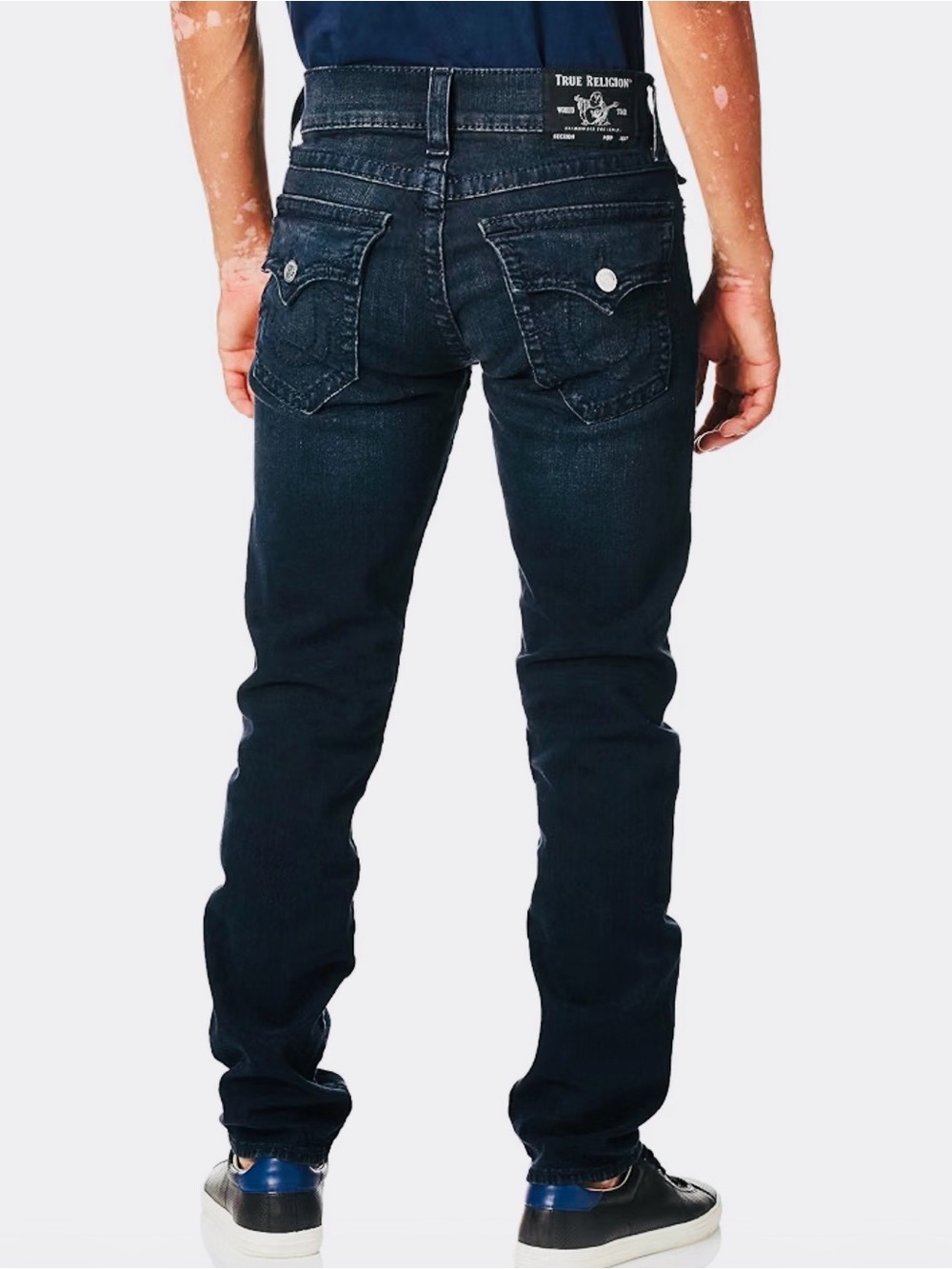 True Religion Men’s Indigo Slim Straight Jeans